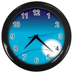 Fishing Wall Clock (Black) Front