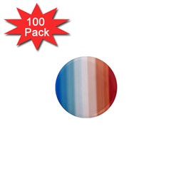 Blue,white Red 1  Mini Magnets (100 Pack)  by Sparkle