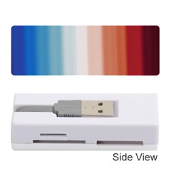 Blue,white Red Memory Card Reader (stick) by Sparkle