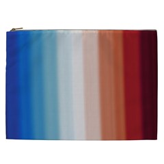 Blue,white Red Cosmetic Bag (xxl) by Sparkle