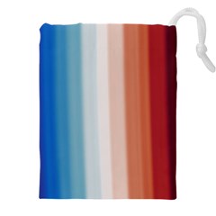 Blue,white Red Drawstring Pouch (5xl) by Sparkle