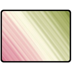 Pink Green Fleece Blanket (large)  by Sparkle