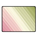 Pink Green Double Sided Fleece Blanket (Small)  45 x34  Blanket Front