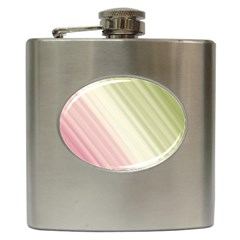 Pink Green Hip Flask (6 Oz) by Sparkle