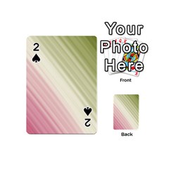 Pink Green Playing Cards 54 Designs (mini) by Sparkle