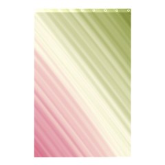 Pink Green Shower Curtain 48  X 72  (small)  by Sparkle