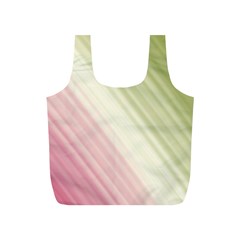 Pink Green Full Print Recycle Bag (s) by Sparkle