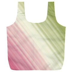 Pink Green Full Print Recycle Bag (xxl) by Sparkle