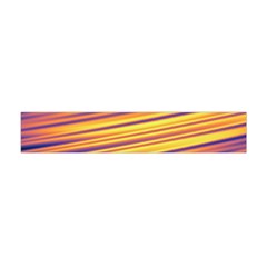 Orange Strips Flano Scarf (mini) by Sparkle