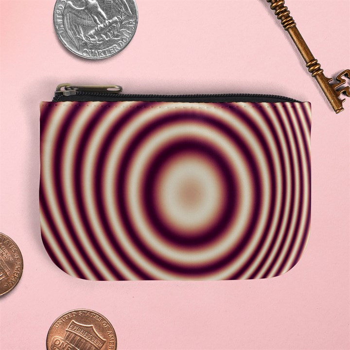 Strips Hole Mini Coin Purse