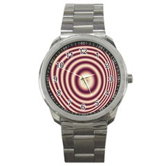 Strips Hole Sport Metal Watch by Sparkle