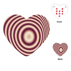 Strips Hole Playing Cards Single Design (heart) by Sparkle