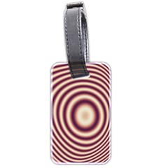 Strips Hole Luggage Tag (two Sides) by Sparkle