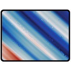 Blue White Fleece Blanket (large)  by Sparkle