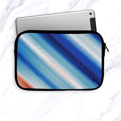 Blue White Apple Ipad Mini Zipper Cases by Sparkle