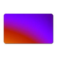 Violet Orange Magnet (rectangular) by Sparkle