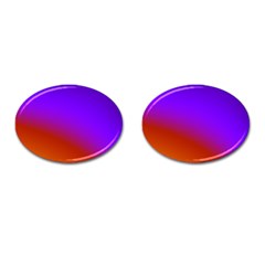 Violet Orange Cufflinks (oval) by Sparkle