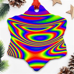 Rainbow Ornament (snowflake) by Sparkle