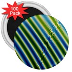 Blueglow 3  Magnets (100 pack) Front