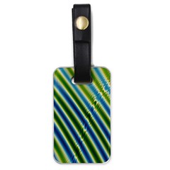 Blueglow Luggage Tag (one Side) by Sparkle