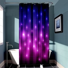 Shiny Stars Shower Curtain 36  X 72  (stall)  by Sparkle