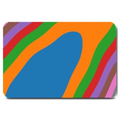 Rainbow Road Large Doormat  by Sparkle