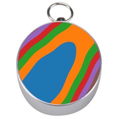 Rainbow Road Silver Compasses by Sparkle