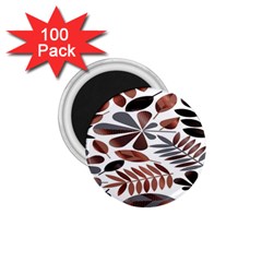 Shiny Leafs 1 75  Magnets (100 Pack) 