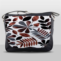 Shiny Leafs Messenger Bag by Sparkle