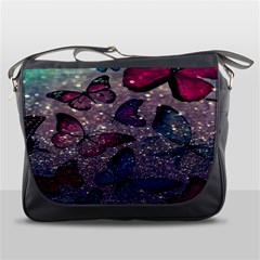 Glitter Butterfly Messenger Bag by Sparkle