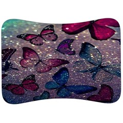 Glitter Butterfly Velour Seat Head Rest Cushion by Sparkle