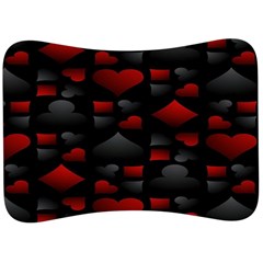 Digital Cards Velour Seat Head Rest Cushion by Sparkle