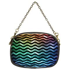 Digital Waves Chain Purse (two Sides) by Sparkle