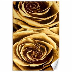 Gold Roses Canvas 24  X 36  by Sparkle