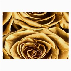 Gold Roses Large Glasses Cloth by Sparkle