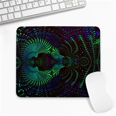 Fractal Flower Large Mousepads by Sparkle