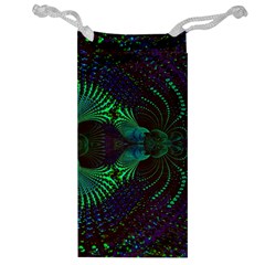 Fractal Flower Jewelry Bag by Sparkle