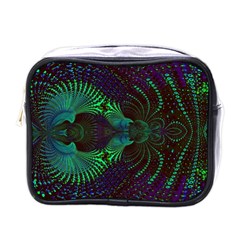 Fractal Flower Mini Toiletries Bag (one Side)