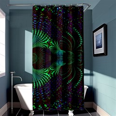 Fractal Flower Shower Curtain 36  X 72  (stall)  by Sparkle