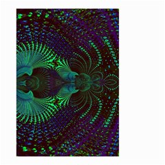 Fractal Flower Small Garden Flag (two Sides) by Sparkle