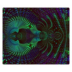 Fractal Flower Double Sided Flano Blanket (small)  by Sparkle