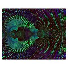 Fractal Flower Double Sided Flano Blanket (medium)  by Sparkle