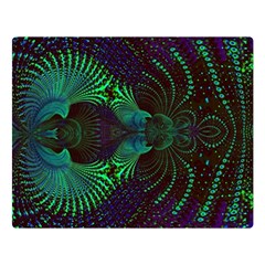 Fractal Flower Double Sided Flano Blanket (large)  by Sparkle