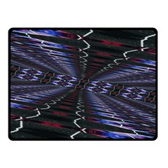 Digital Room Double Sided Fleece Blanket (small)  by Sparkle