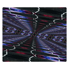 Digital Room Double Sided Flano Blanket (small)  by Sparkle