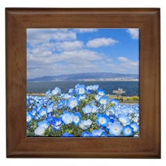 Floral Nature Framed Tile by Sparkle