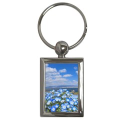 Floral Nature Key Chain (rectangle) by Sparkle