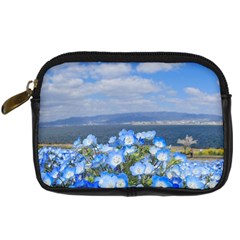 Floral Nature Digital Camera Leather Case by Sparkle