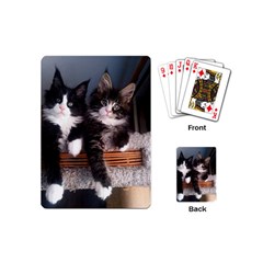 Cats Brothers Playing Cards Single Design (mini) by Sparkle