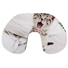 Laughing Kitten Travel Neck Pillow by Sparkle